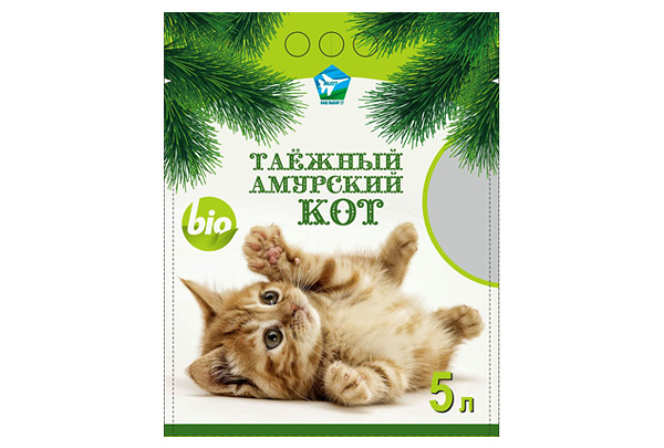 В Хабаровском крае начали производить наполнитель «Таёжный амурский кот»