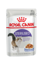 Royal Canin Sterilised влажный корм для стерилизованных кошек Желе 85 гр_0