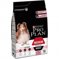 Сухой корм Purina Pro Plan для взрослых собак средних пород с чувствительной кожей, лосось_0