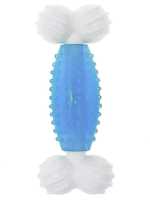 CanineClean игрушка для собак Косточка нейлон/синтетическая резина 19 см с ароматом мяты, голубой