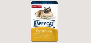 Влажный корм Happy Cat Sterilized (Хеппи Кет Стерилизед) для стерилизованных кошек Курочка Желе 100гр_1