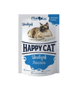 Влажный корм Happy Cat Sterilized (Хеппи Кет Стерилизед) для стерилизованных кошек Лосось Соус 100гр_0
