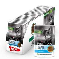 Влажный корм Purina Pro Plan Sterilised для стерилизованных кошек и кастрированных котов, Треска в паштете 85 гр_0