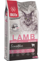 BLITZ ADULT CATS LAMB сухой корм для взрослых кошек с Ягненком_0