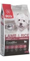 BLITZ сухой корм для собак мелких пород с ягненком и рисом_1