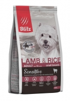Блитц Сухой корм для собак мелких пород с ягненком и рисом (BLITZ SMALL Breeds)_2