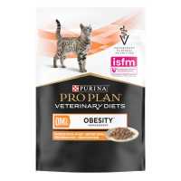 Влажный корм для кошек диетический PRO PLAN VETERINARY DIETS OM ST/OX Obesity Management для снижения избыточной массы тела, с курицей_0