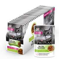 Влажный корм Purina Pro Plan Delicate для кошек с чувствительным пищеварением, Ягнёнок в соусе 85 гр_0