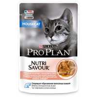 Влажный корм Purina Pro Plan Housecat для домашних кошек, Лосось в соусе 85 гр_1